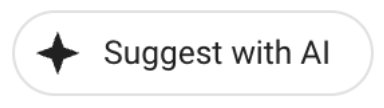 Image of the new Suggest with AI button which you can find in Home Assistant now
